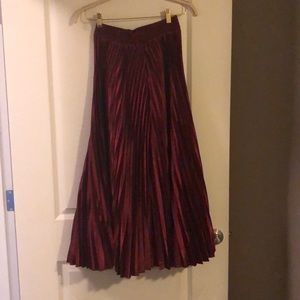 Burgundy Culottes